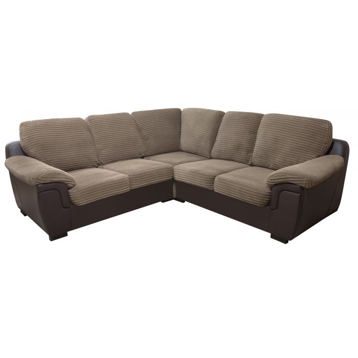 Jumbo cord store corner sofa bed