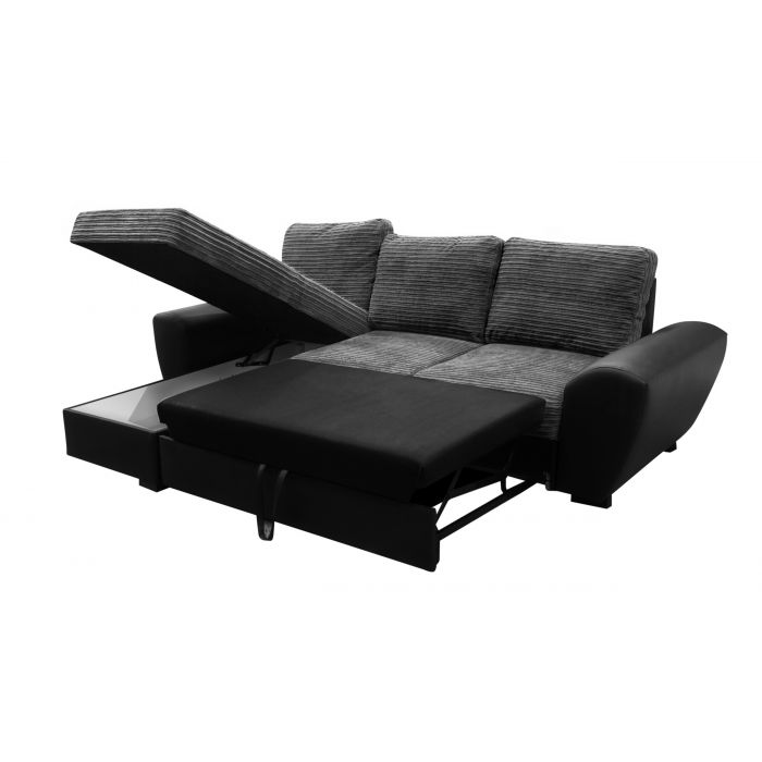 Black and hotsell grey sofa bed