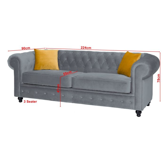 Couch shop chesterfield look