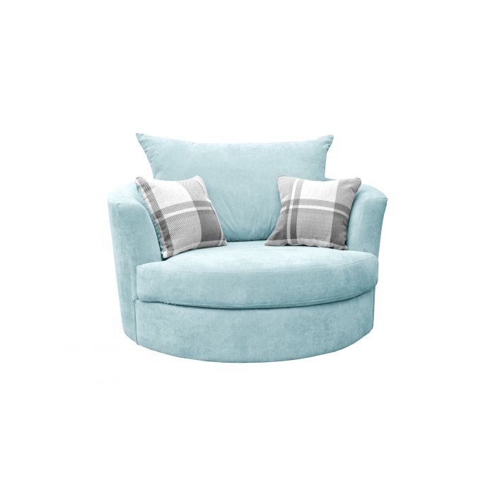 Cuddler swivel 2025 sofa chair