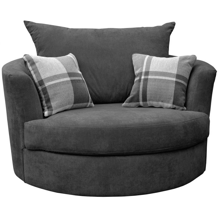 Gray cuddle shop chair