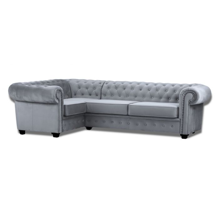 French velvet corner sofa deals