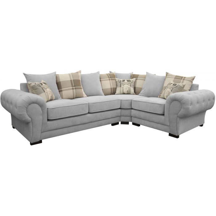 Verona fabric discount corner sofa