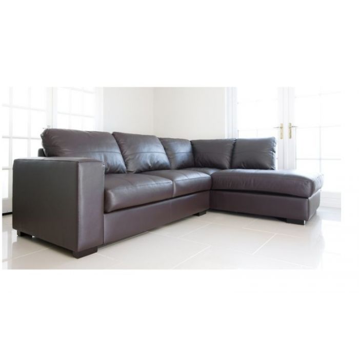 Westpoint Faux Leather Corner Sofa Brown Right Westpoint Faux Leather Corner Sofa, Faux Leather Corner Sofa