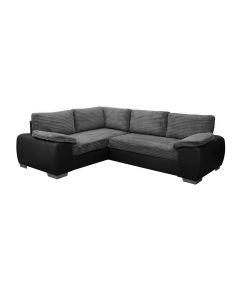 ENZO Fabric Corner Sofa Bed with Storage