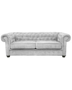 Chesterfield Style Sofa bed Venus 2 Seater Ocean Brown Cream Settee 