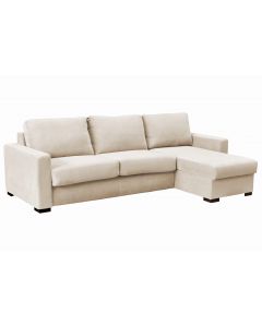 MEMPHIS CORNER SOFA BED EVERYDAY DOUBLE BED CREAM