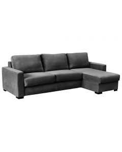 MEMPHIS CORNER SOFA BED EVERYDAY DOUBLE BED GREY