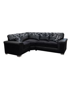 Symphony Corner Sofa Left Black 