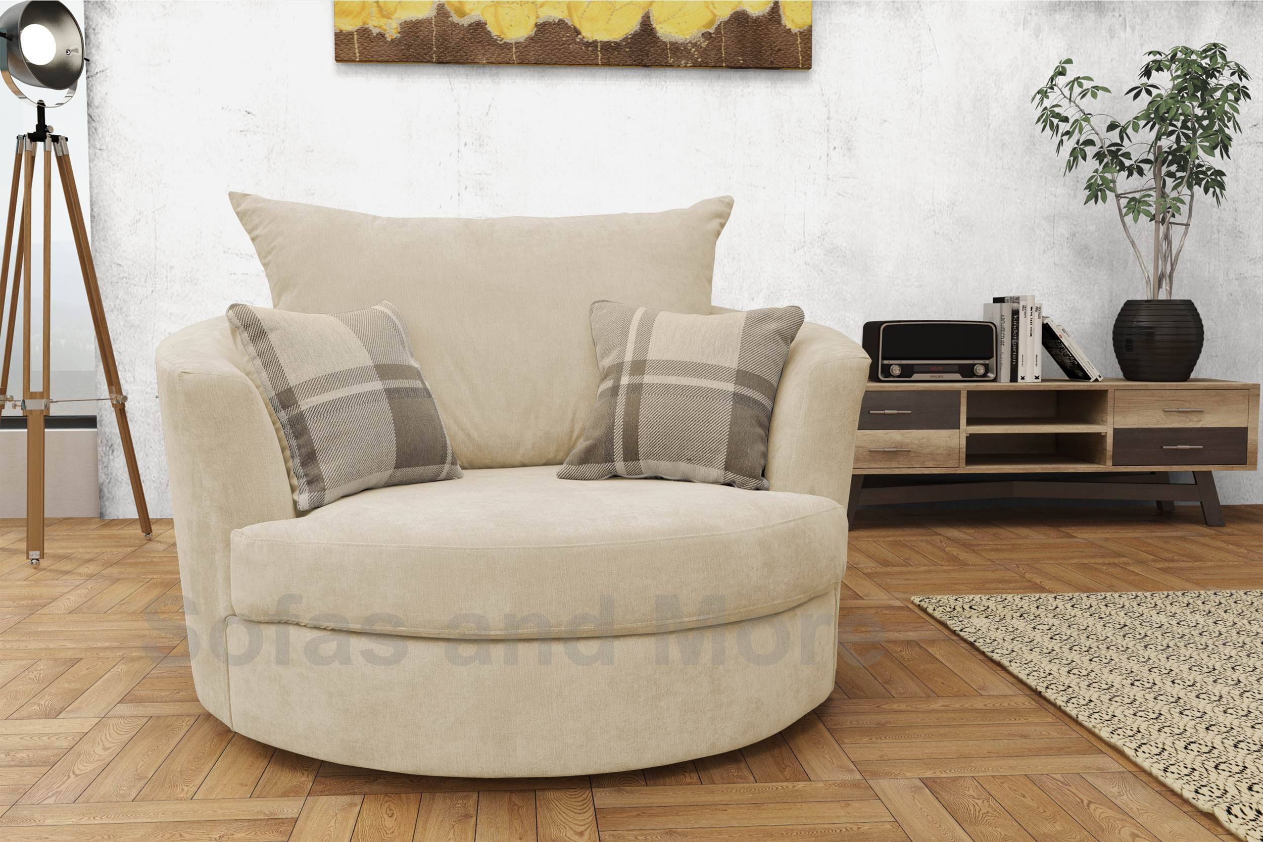 Cream shop snuggle chair