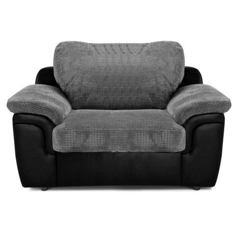 Grey cord armchair new arrivals